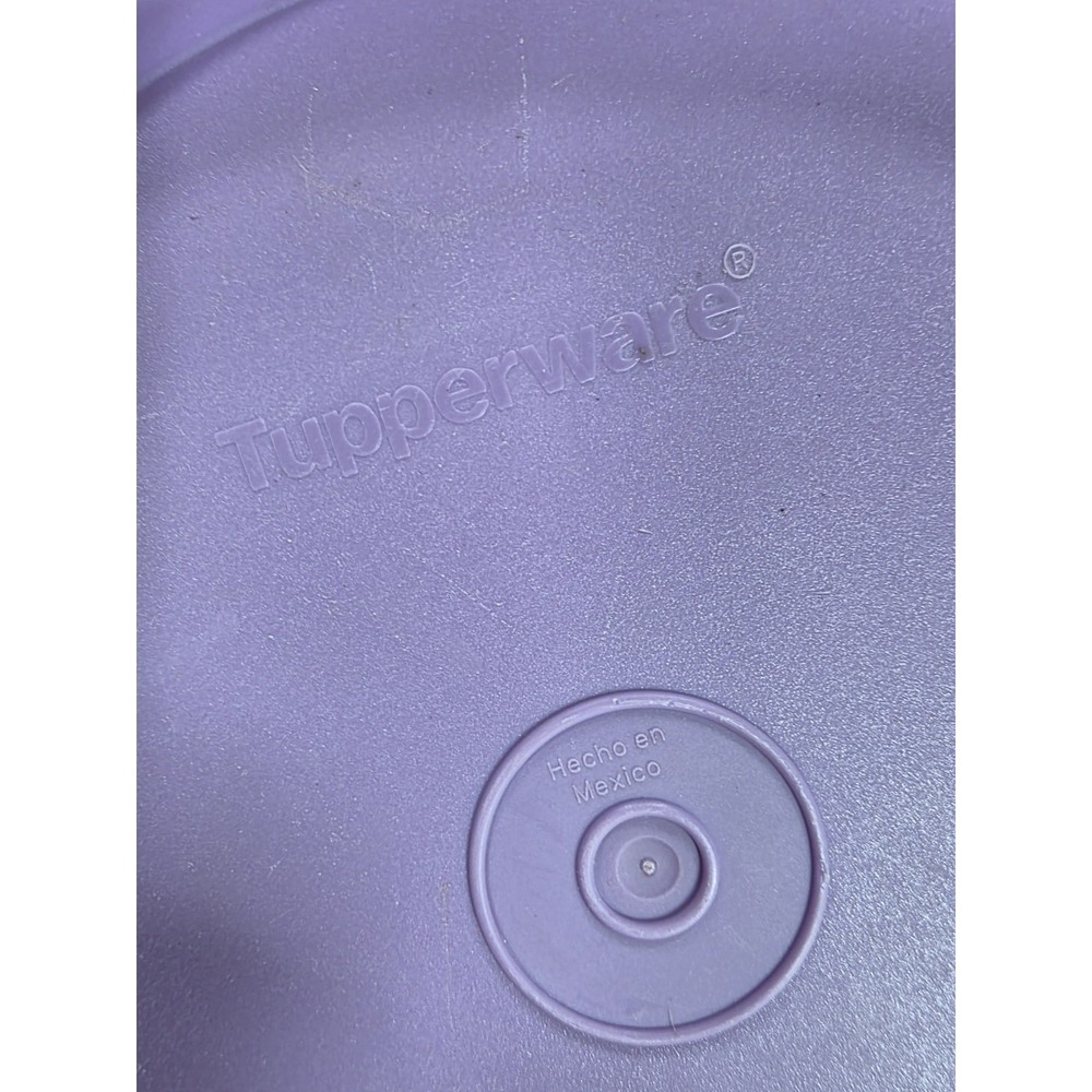 Lot Of 5- Tupperware Lids Replacement Green Pink Blue Purple Butterfly Tab - Picture 6 of 6